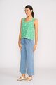 Foil Flower-ful Shell Top
