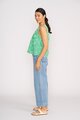 Foil Flower-ful Shell Top