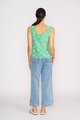 Foil Flower-ful Shell Top