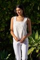 Foil Flower-ful Shell Top
