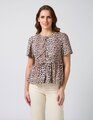 Stella + Gemma Eva Blouse - Leopard