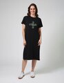Stella + Gemma Maxine Tee Dress Ibiza Bloom - Black