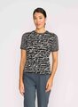 Memo Contrast Rib T-Shirt