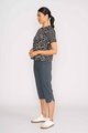 Memo Contrast Rib T-Shirt