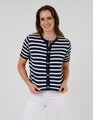 Stella + Gemma Rue Cardi - Navy/White