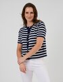 Stella + Gemma Rue Cardi - Navy/White