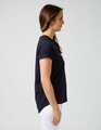 Stella + Gemma Soho Tee Leopard Cross - Deep Navy