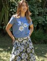 Stella + Gemma Classic Tee Monet's Garden - Denim