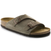 Birkenstock Zurich Suede Regular Sandal - Taupe
