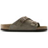 Birkenstock Zurich Suede Regular Sandal - Taupe