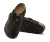 Birkenstock Boston Suede Regular Clog - Mocha