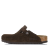 Birkenstock Boston Suede Regular Clog - Mocha