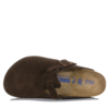 Birkenstock Boston Suede Regular Clog - Mocha