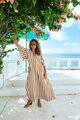 Eb & Ive Treville Stripe Maxi Dress