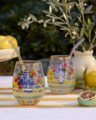 Livewires Mediterranean Summer Set of 2 Glass Tumblers