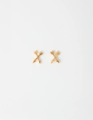 Stella + Gemma Gold Petite Arrow Earrings