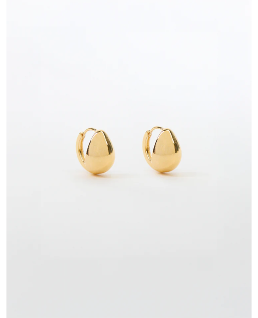 Moana Road Gold Solid Tear Drop Earrings