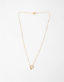 Stella + Gemma Gold Diamond Crystal Ring Necklace