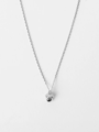 Stella + Gemma Silver Acorn Necklace