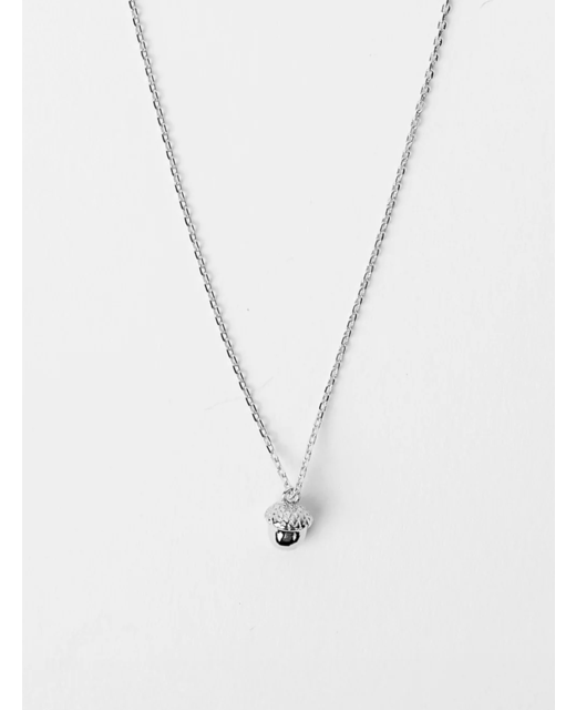 Stella + Gemma Silver Acorn Necklace