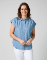 Stella + Gemma Kelly Blouse - Light Wash