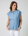 Stella + Gemma Kelly Blouse - Light Wash