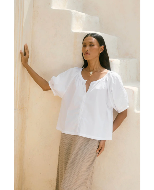 Isle of Mine Nilsa Button Top