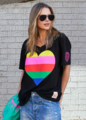 Hammill & Co Rainbow Heart Tee