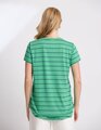 Stella + Gemma Classic Tee Stripe - Green/Navy