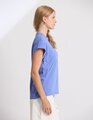 Stella + Gemma Cuff Tee - Cornflower