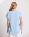 Stella + Gemma Soho Cuff V Tee - Sky