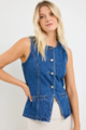 Among The Brave Baseline Vest Top