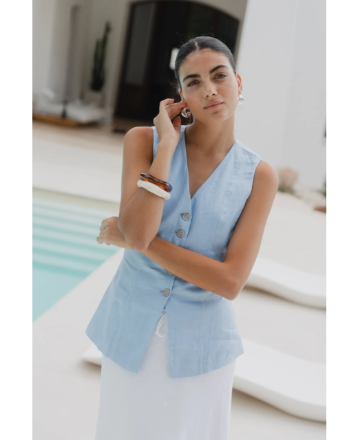 Among The Brave Eiffel Longline Vest