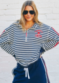 Hammill & Co Retro Collared 1/2 Zip Sweat