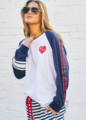 Hammill & Co Retro Heart LS Tee