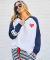 Hammill & Co Retro Heart LS Tee