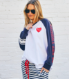 Hammill & Co Retro Heart LS Tee