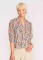 Foil Trim Insert Blouse