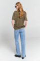 Karen Walker Embroidered Runaway Girl Classic Organic Cotton T-Shirt