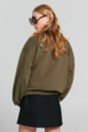 Karen Walker Runaway College Organic Cotton Crewneck Sweatshirt