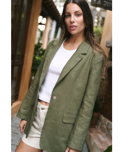 Ivy & Jack Dock Ramie Blazer