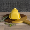 Livewires Lemon Rectangle Butter Dish