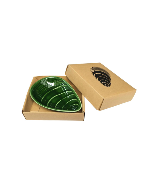 Livewires 12cm Porcelain Mussel Bowl - Green