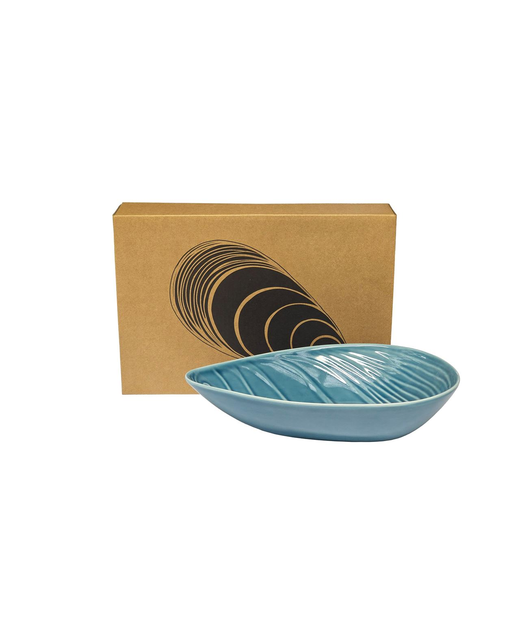 Livewires 25cm Porcelain Mussel Bowl - Blue