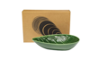 Livewires 25cm Porcelain Mussel Bowl - Green
