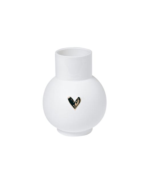 Livewires Gold Heart Ball Vase