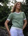 Stella + Gemma Charly Top - Emerald Stripe