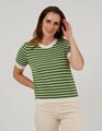 Stella + Gemma Charly Top - Emerald Stripe