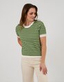 Stella + Gemma Charly Top - Emerald Stripe