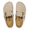 Birkenstock Boston Big Buckle Regular Nubuck Clog - Sandcastle